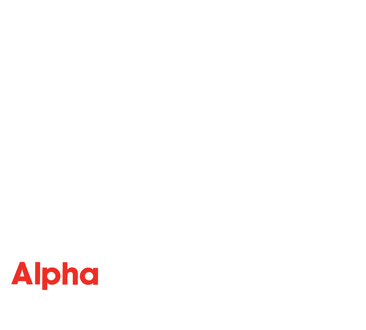 Alpha Logo_White